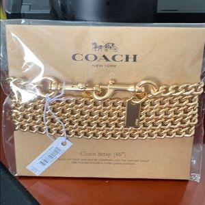 Coach Gold Dinky Chain